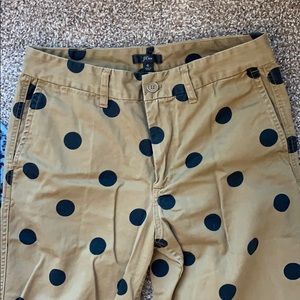 JCrew Polkadot pants